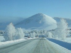 Снегурочка прошлась по Магаданской области